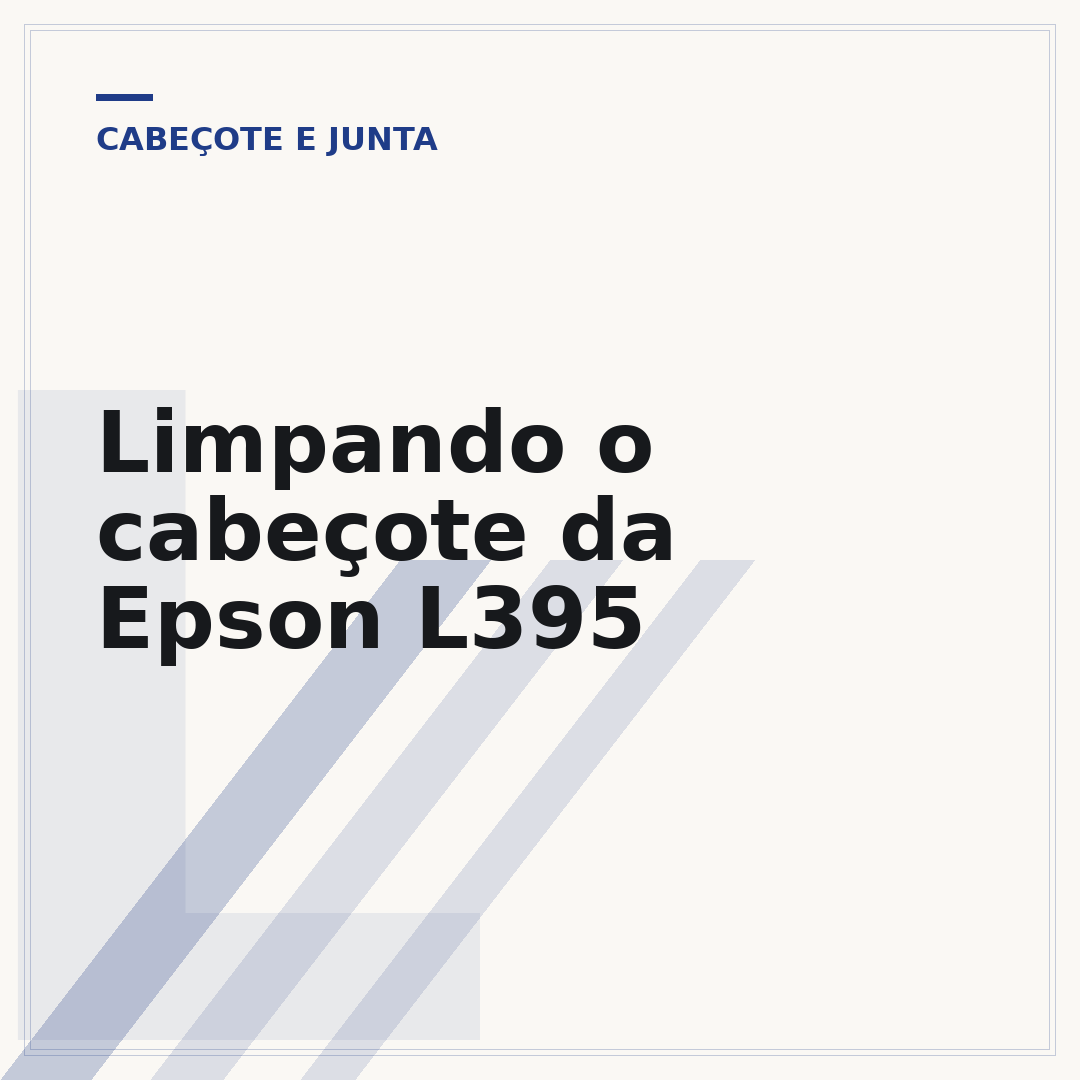 Limpando o cabeçote da Epson L395