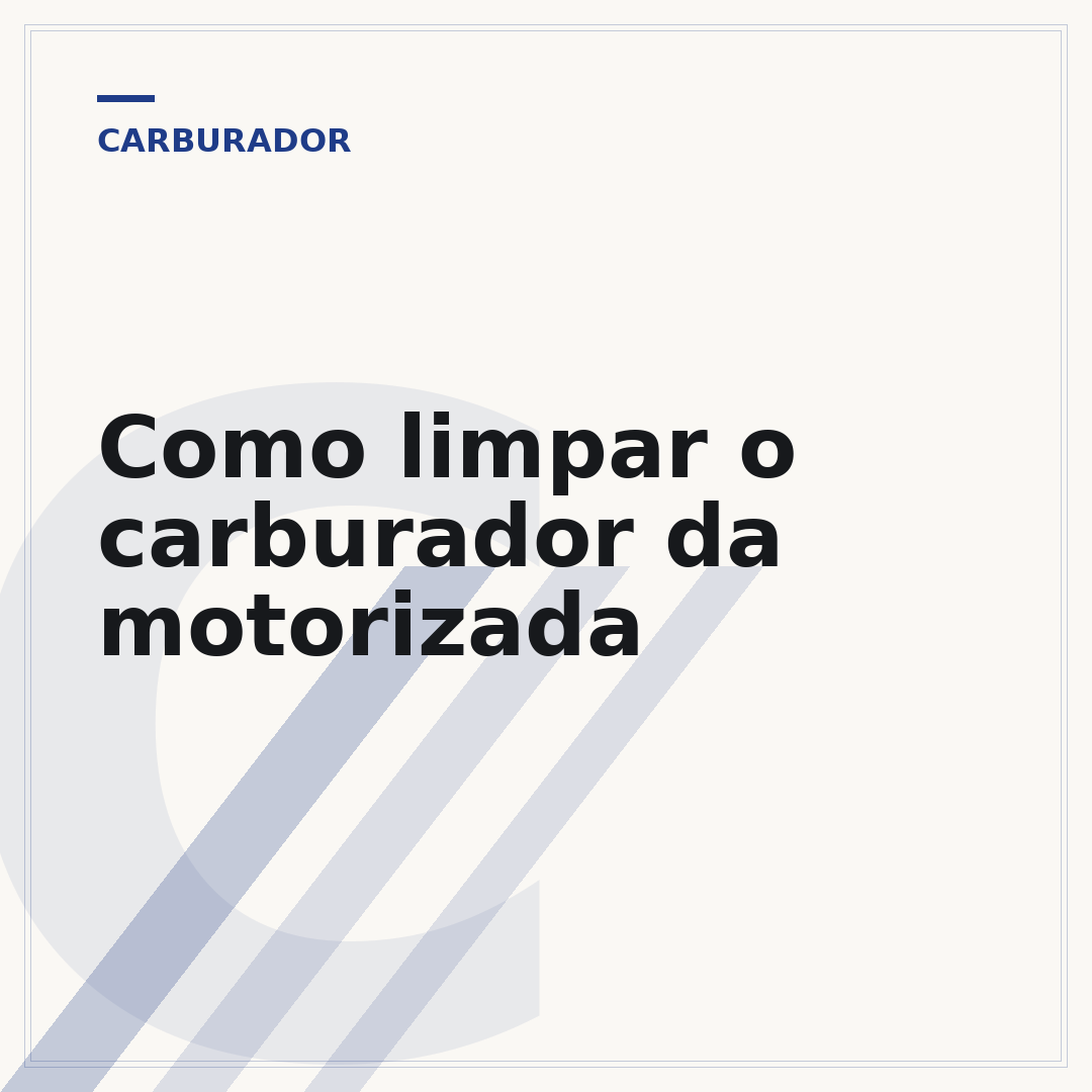 Como limpar o carburador da motorizada