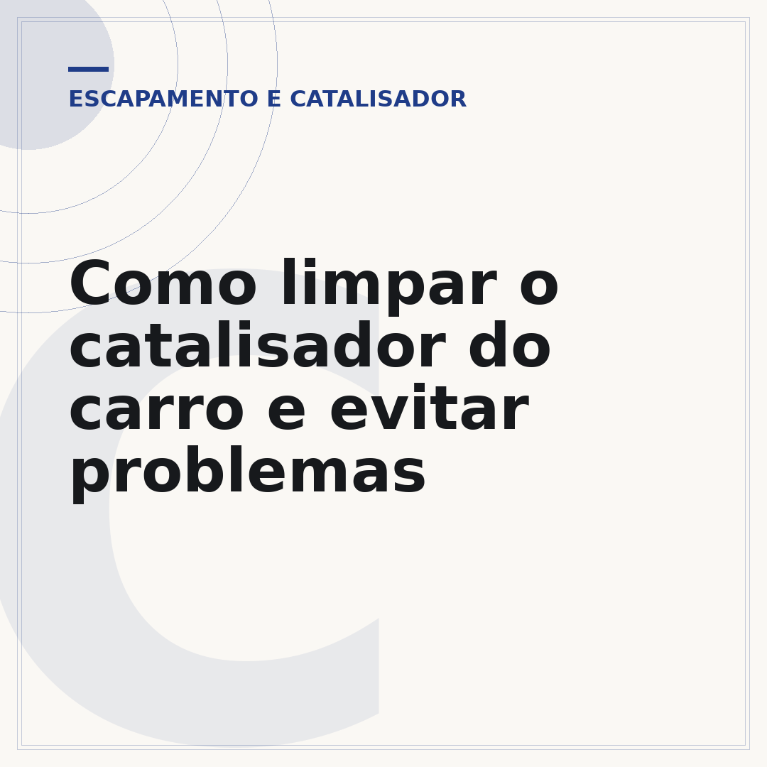 Como limpar o catalisador do carro e evitar problemas