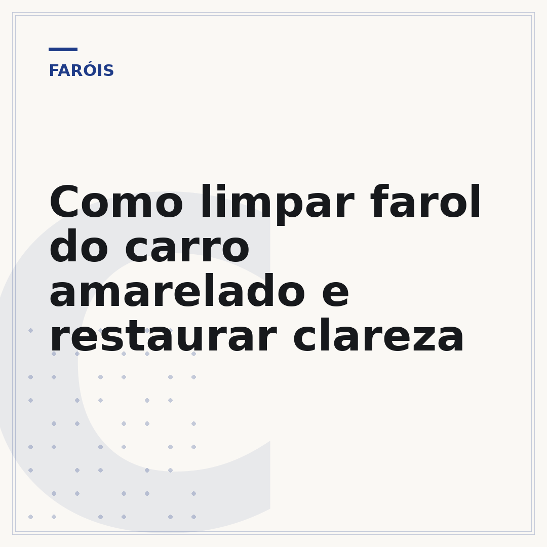 Como limpar farol do carro amarelado e restaurar clareza