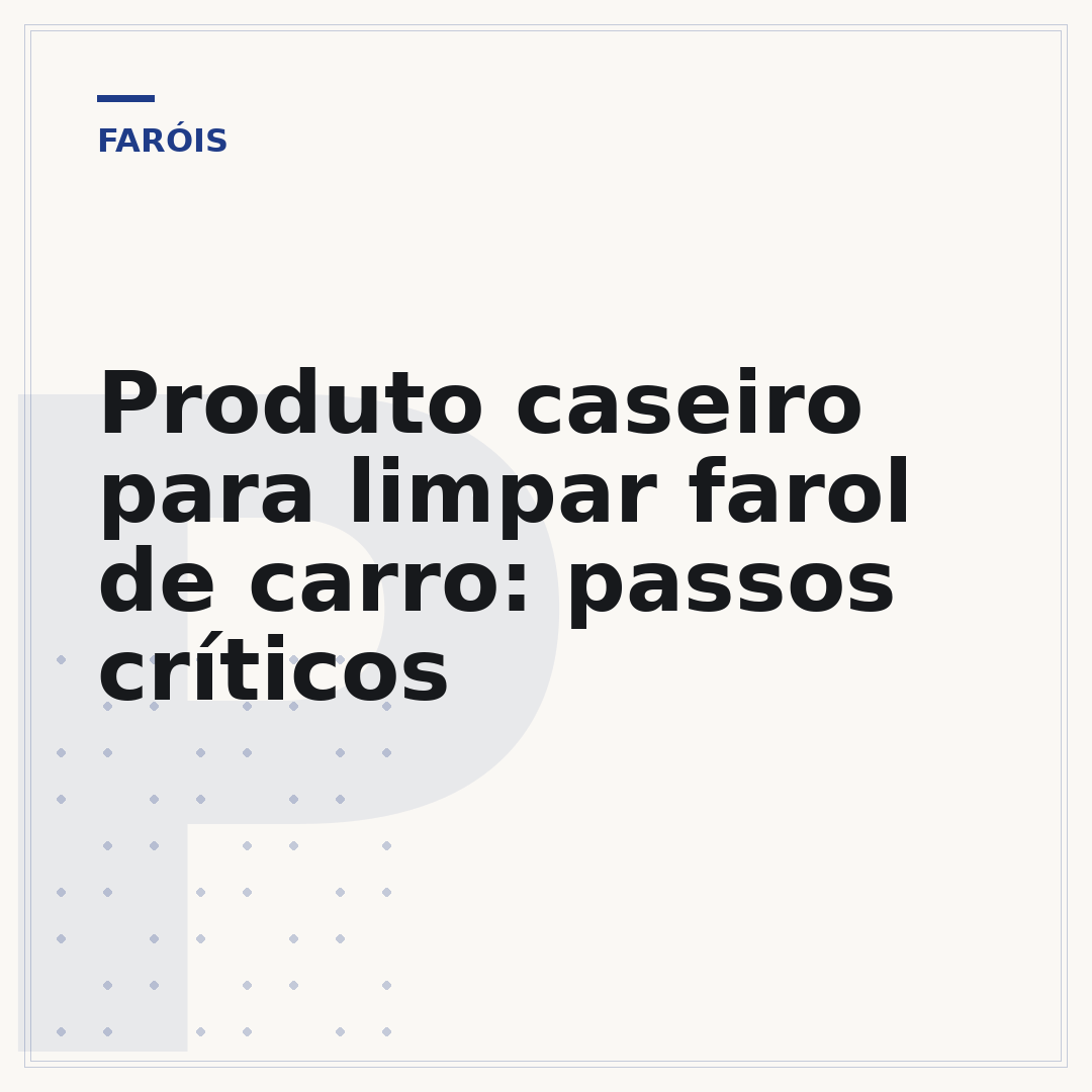 Produto caseiro para limpar farol de carro: passos críticos