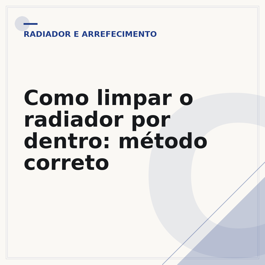 Como limpar o radiador por dentro: método correto