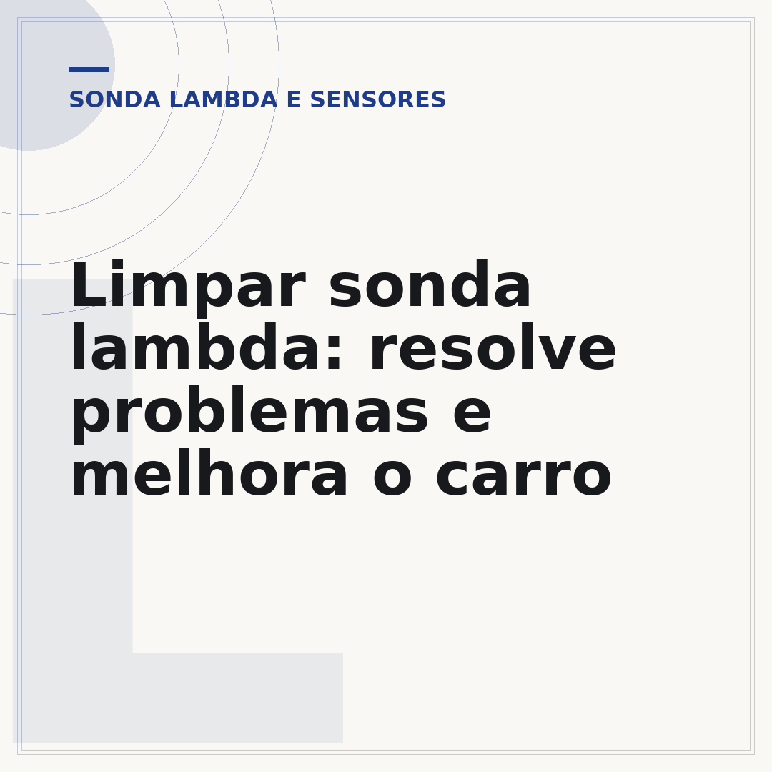 Limpar sonda lambda: resolve problemas e melhora o carro