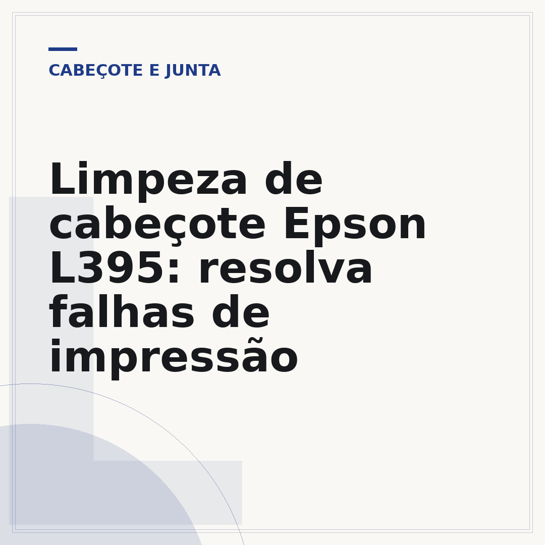 Limpeza de cabeçote Epson L395: resolva falhas de impressão