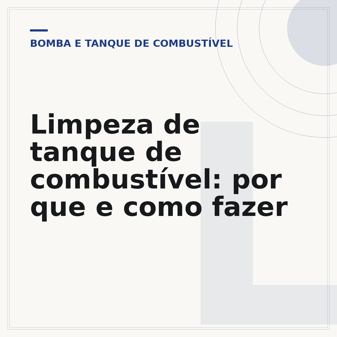 Limpeza de tanque de combustível: por que e como fazer