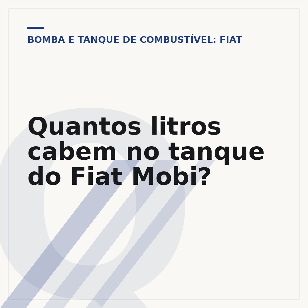 Quantos litros cabem no tanque do Fiat Mobi?