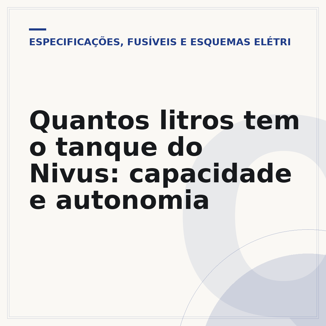 Quantos litros tem o tanque do Nivus: capacidade e autonomia