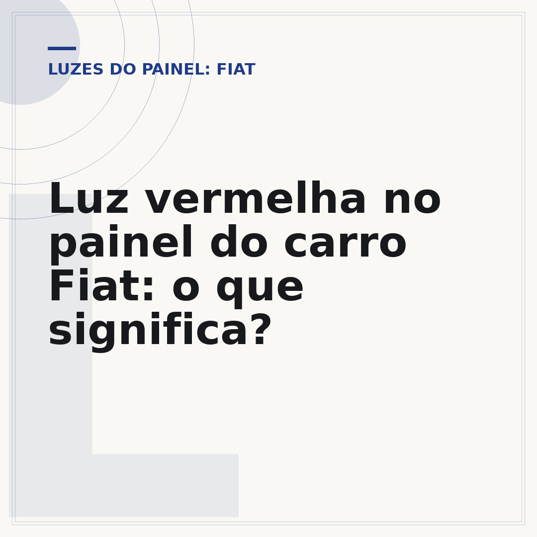 Luz vermelha no painel do carro Fiat: o que significa?