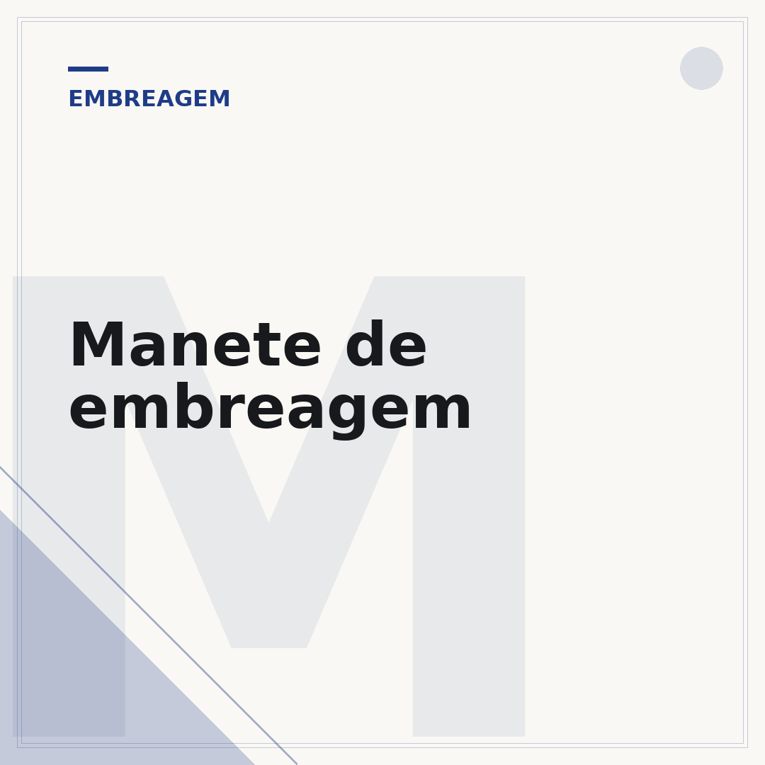 Manete de embreagem
