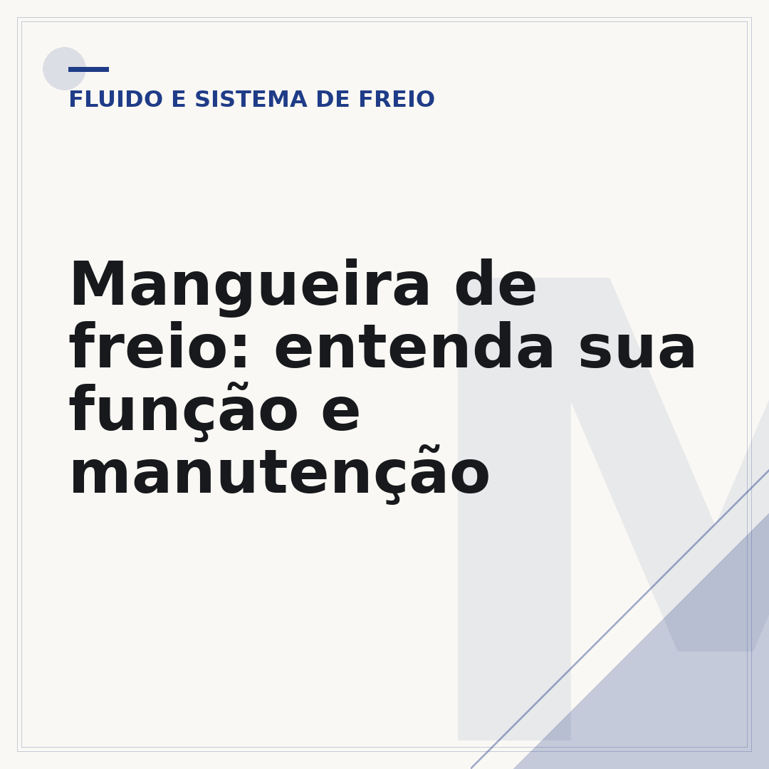 Mangueira de freio: entenda sua função e manutenção
