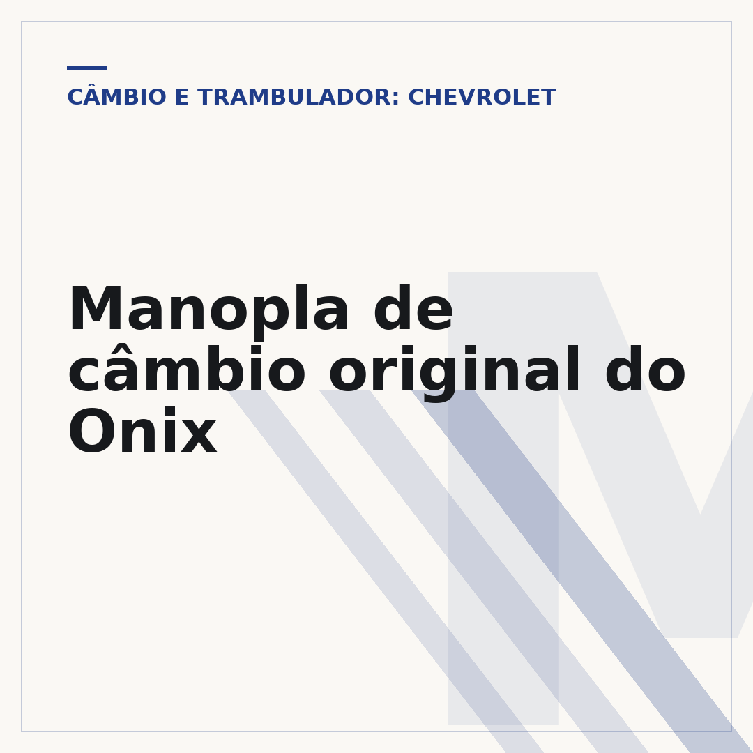 Manopla de câmbio original do Onix