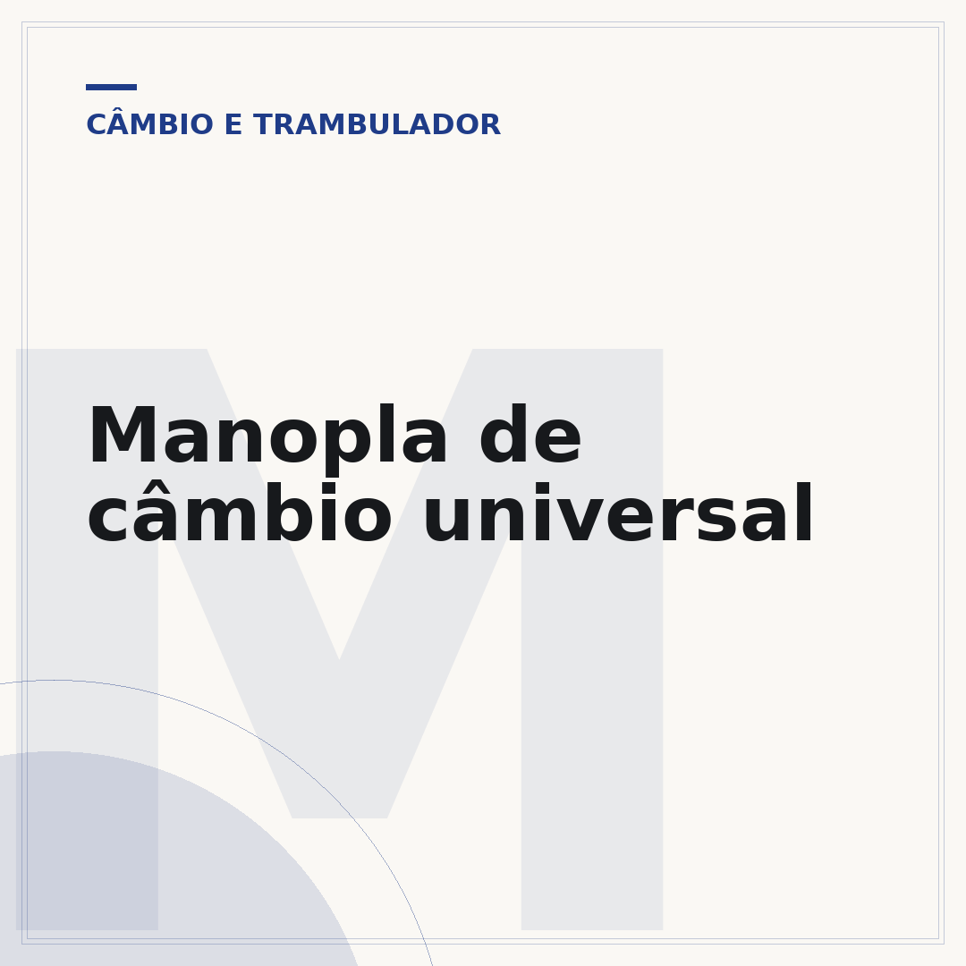 Manopla de câmbio universal