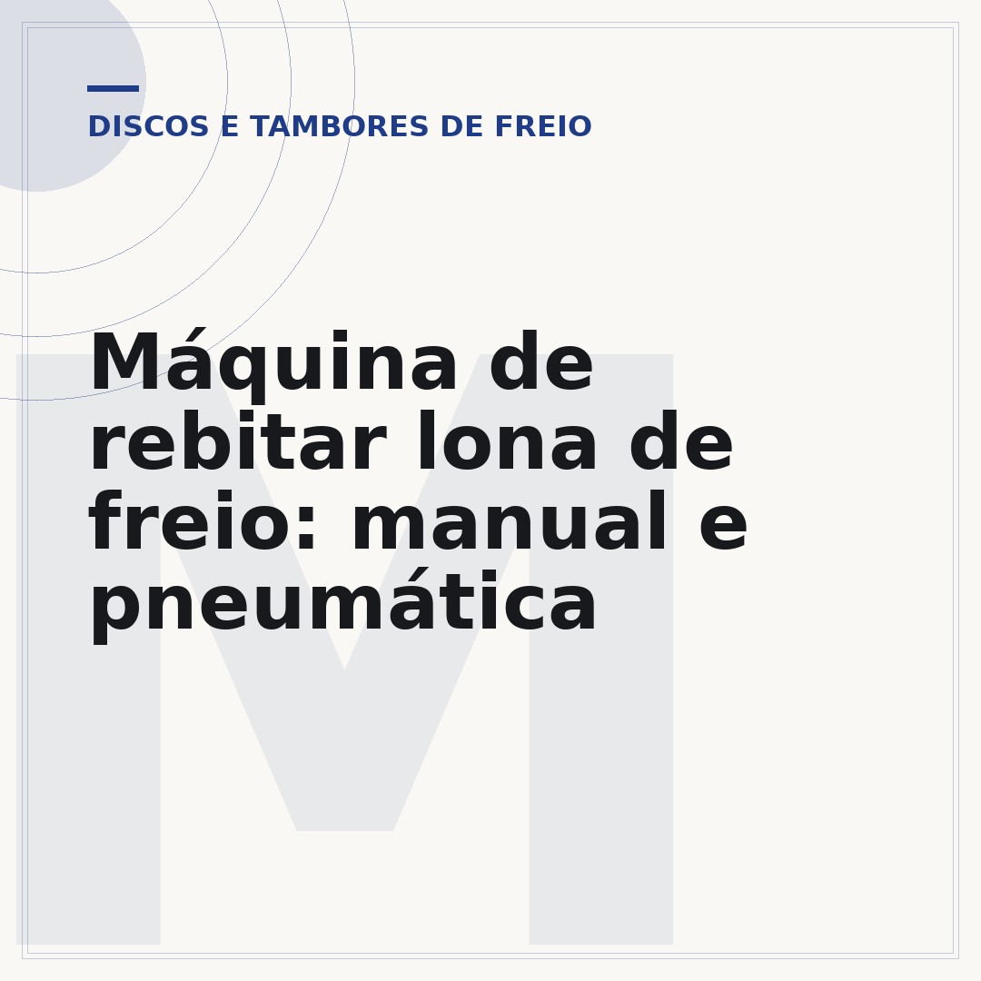 Máquina de rebitar lona de freio: manual e pneumática