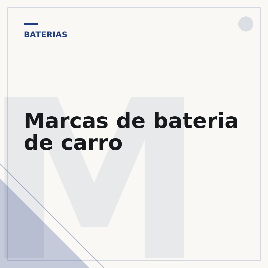 Marcas de bateria de carro
