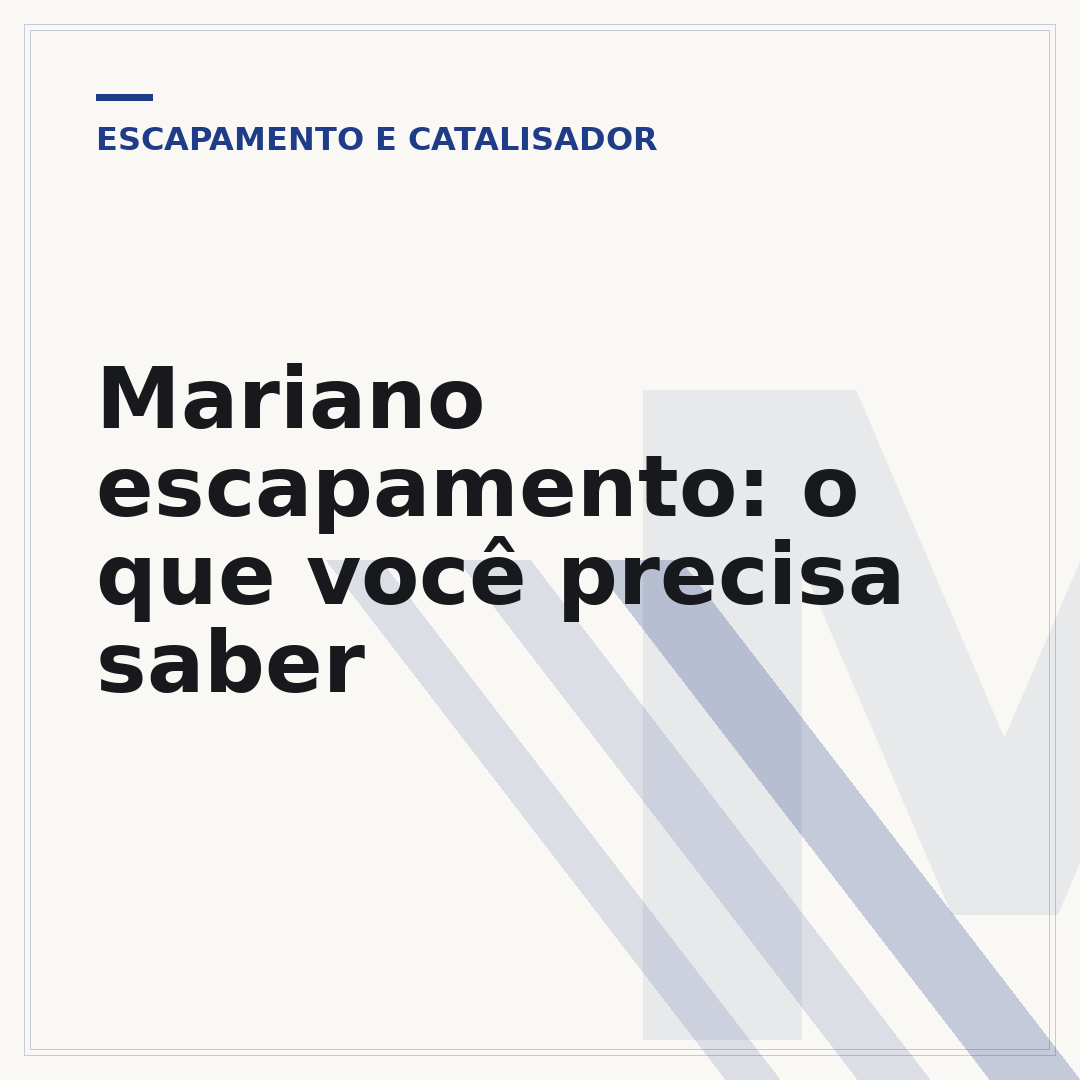 Mariano escapamento: o que você precisa saber