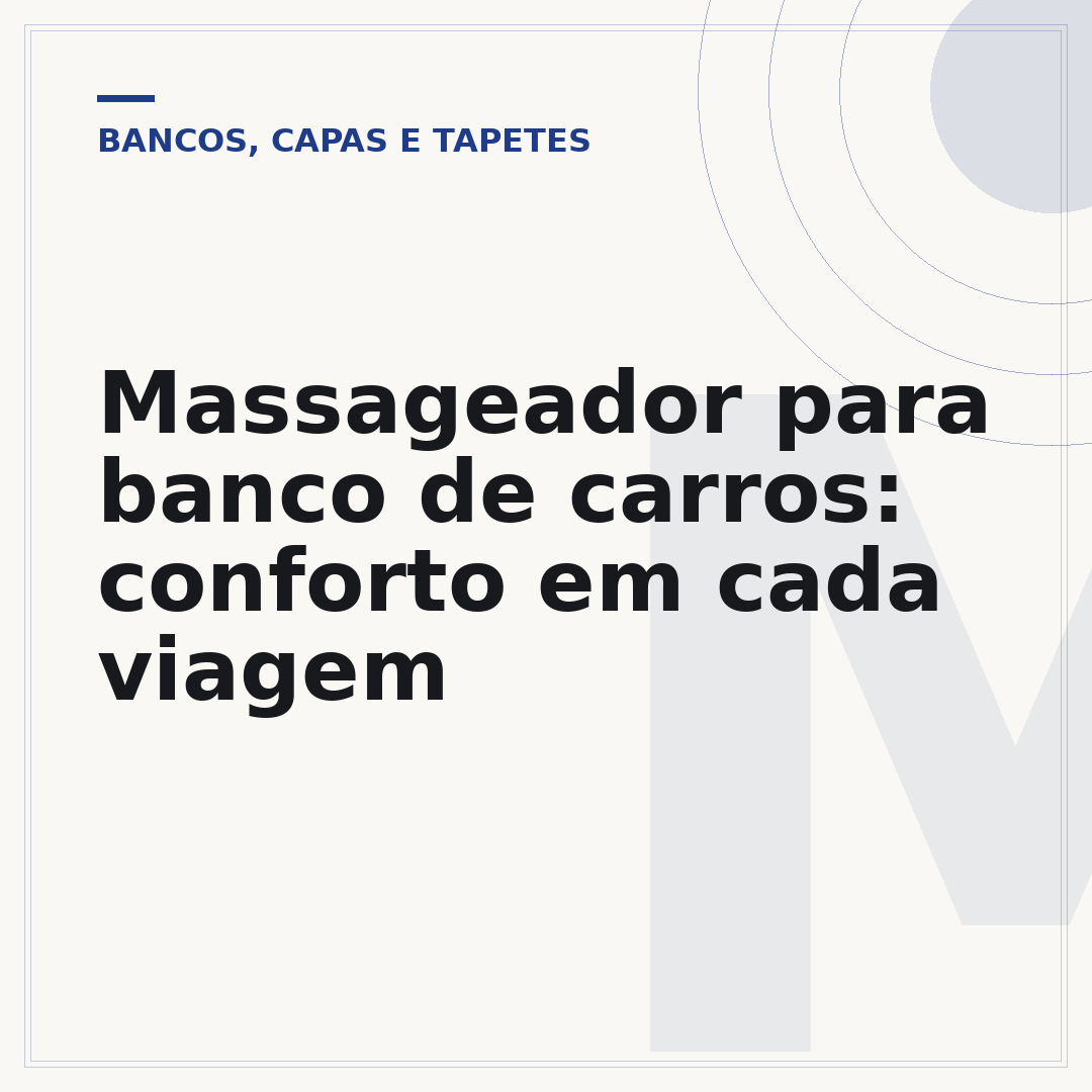 Massageador para banco de carros: conforto em cada viagem
