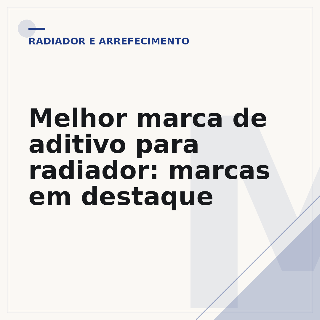 Melhor marca de aditivo para radiador: marcas em destaque