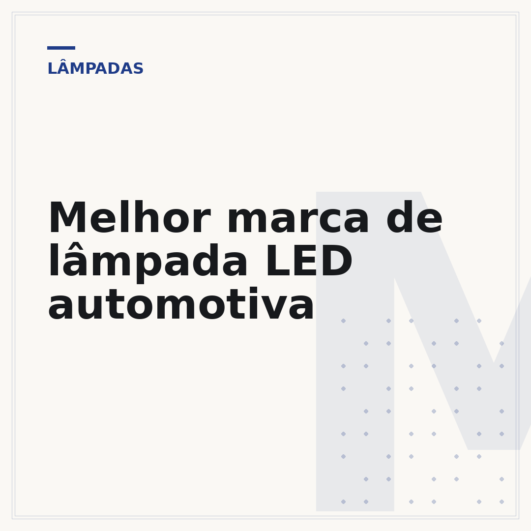 Melhor marca de lâmpada LED automotiva