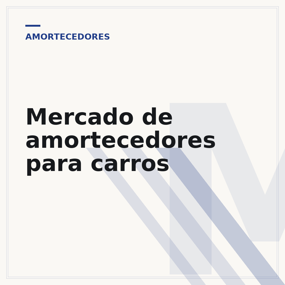 Mercado de amortecedores para carros