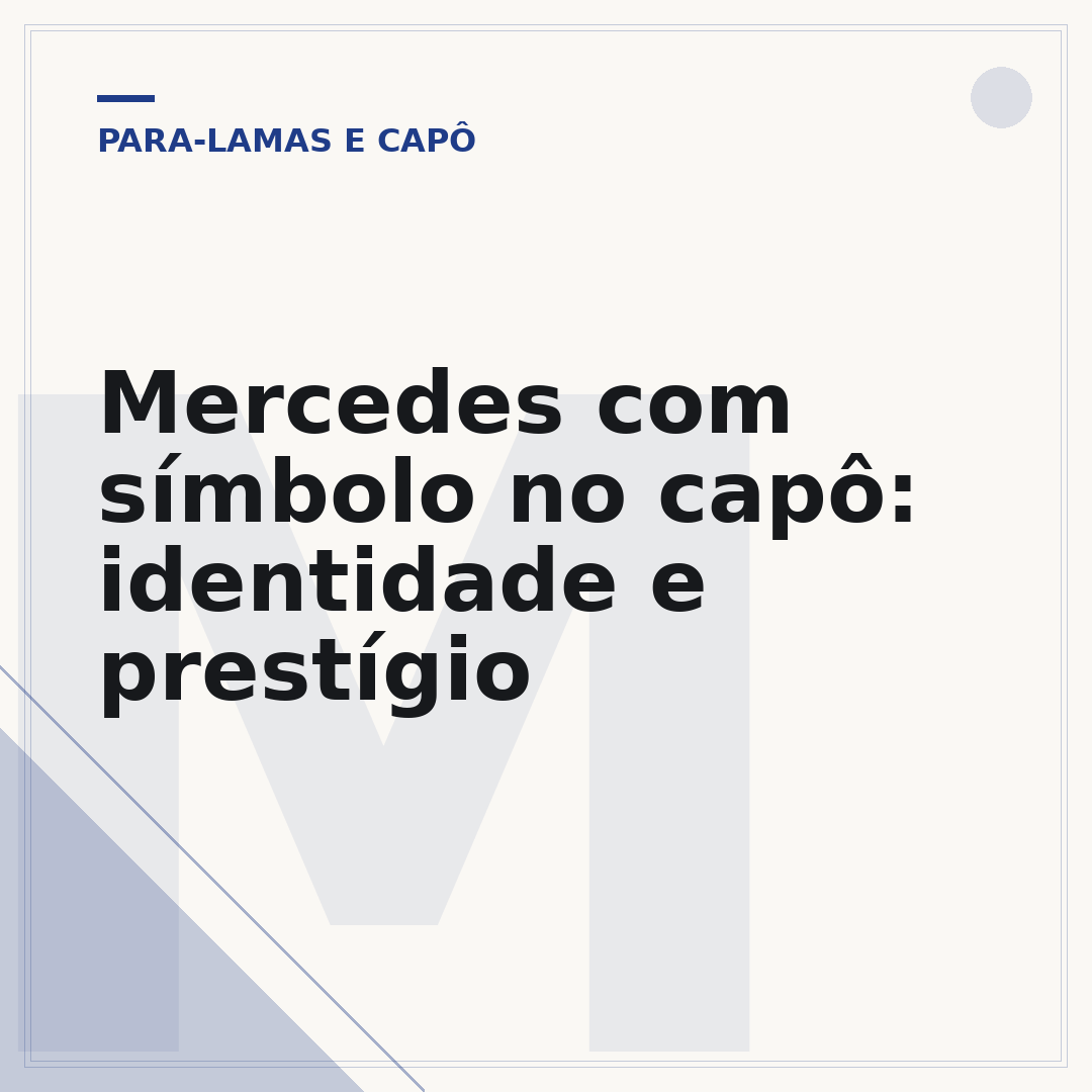 Mercedes com símbolo no capô: identidade e prestígio