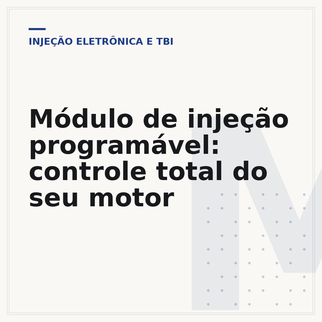 Módulo de injeção programável: controle total do seu motor