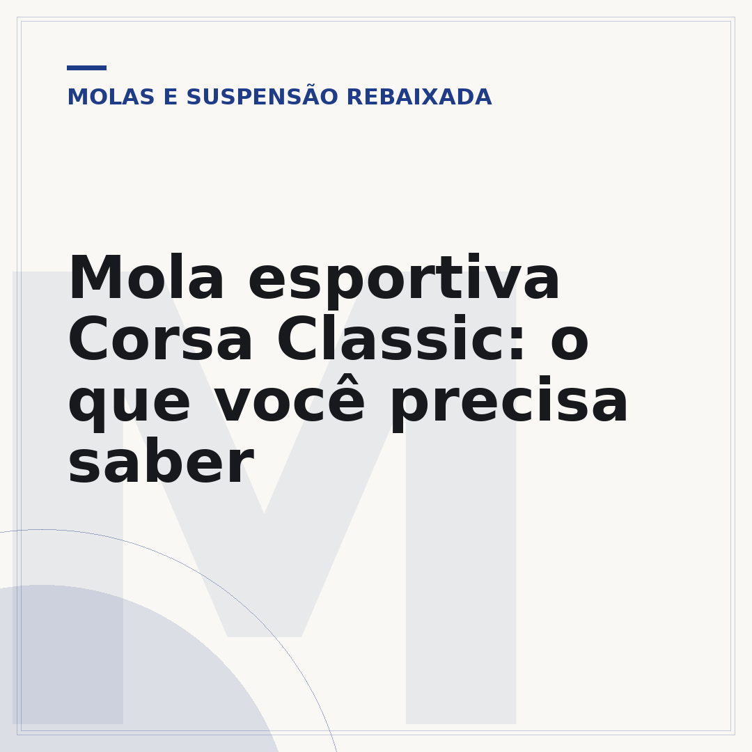 Mola esportiva Corsa Classic: o que você precisa saber