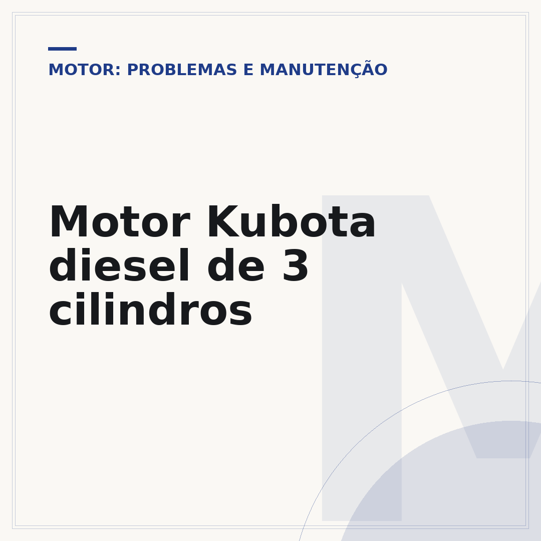 Motor Kubota diesel de 3 cilindros