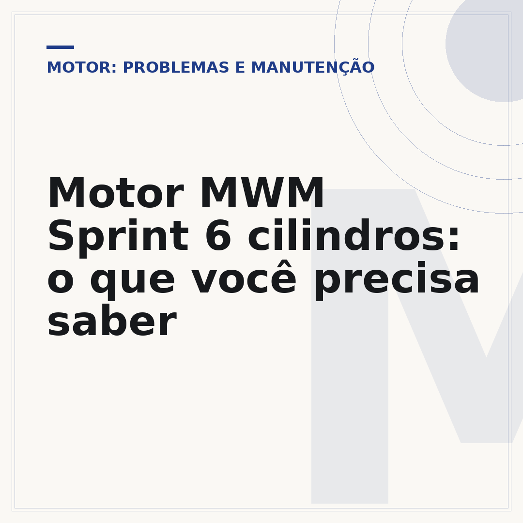 Motor MWM Sprint 6 cilindros: o que você precisa saber