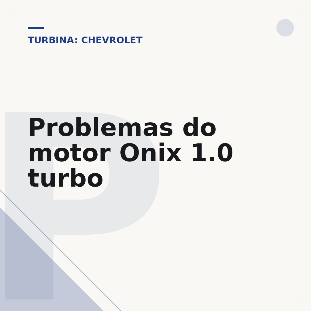 Problemas do motor Onix 1.0 turbo