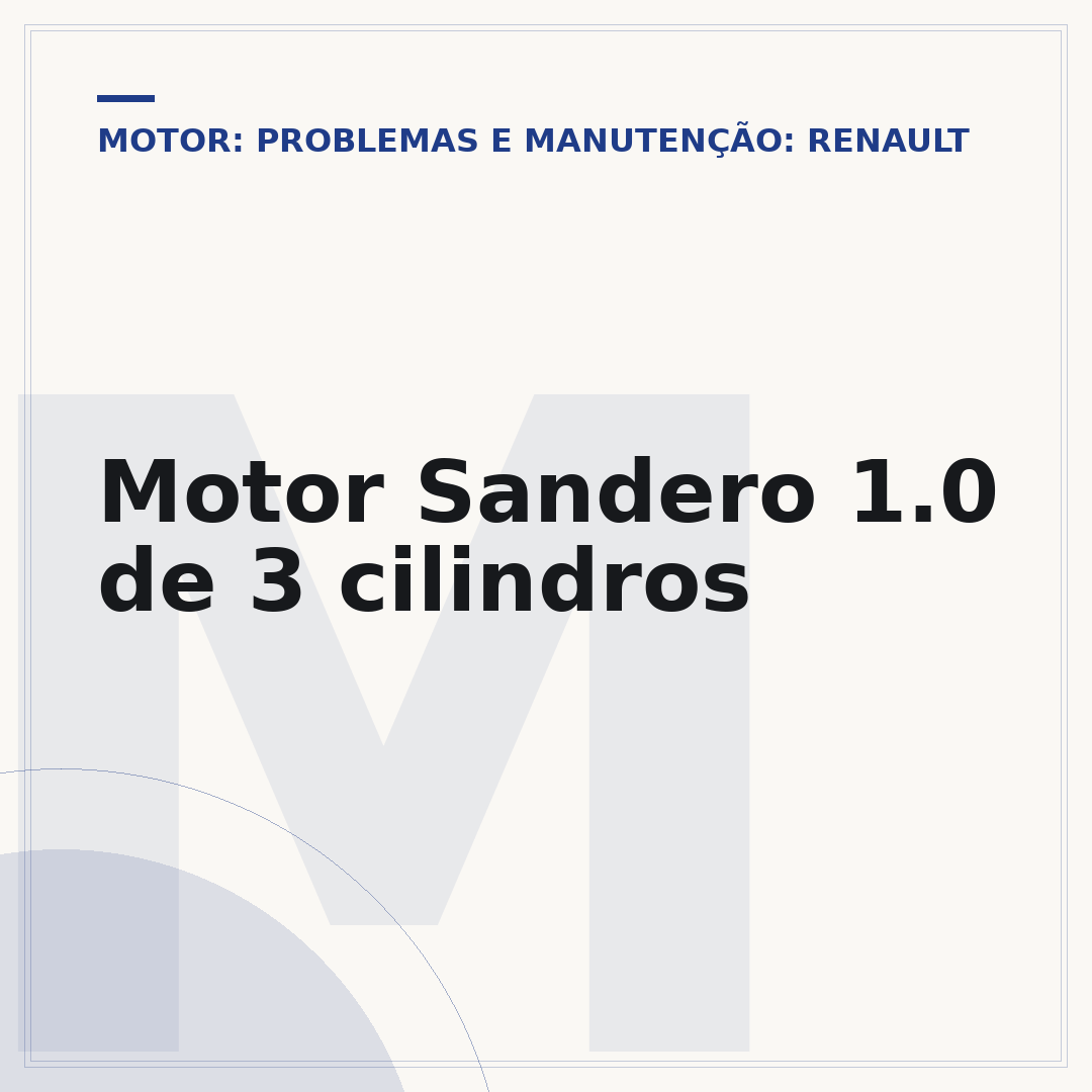 Motor Sandero 1.0 de 3 cilindros