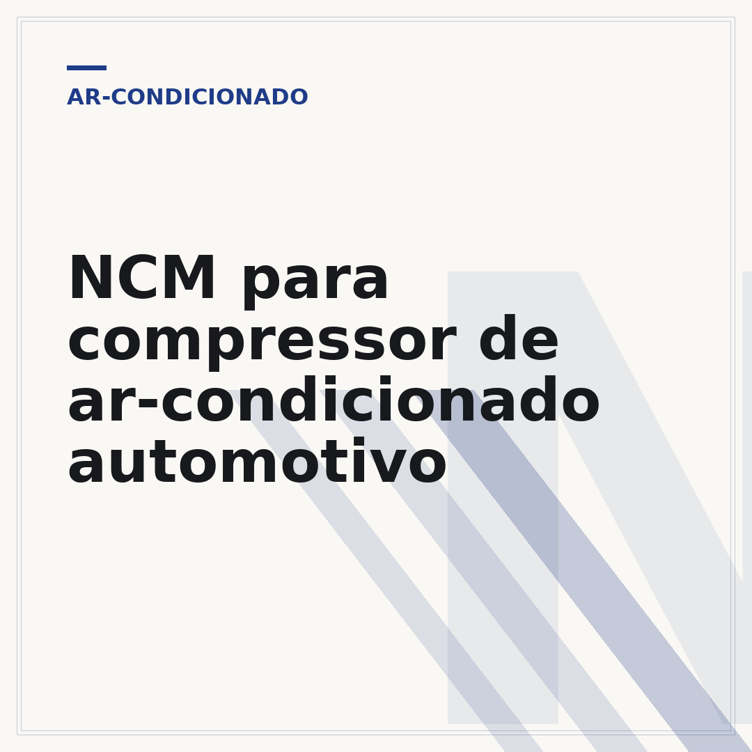 NCM para compressor de ar-condicionado automotivo