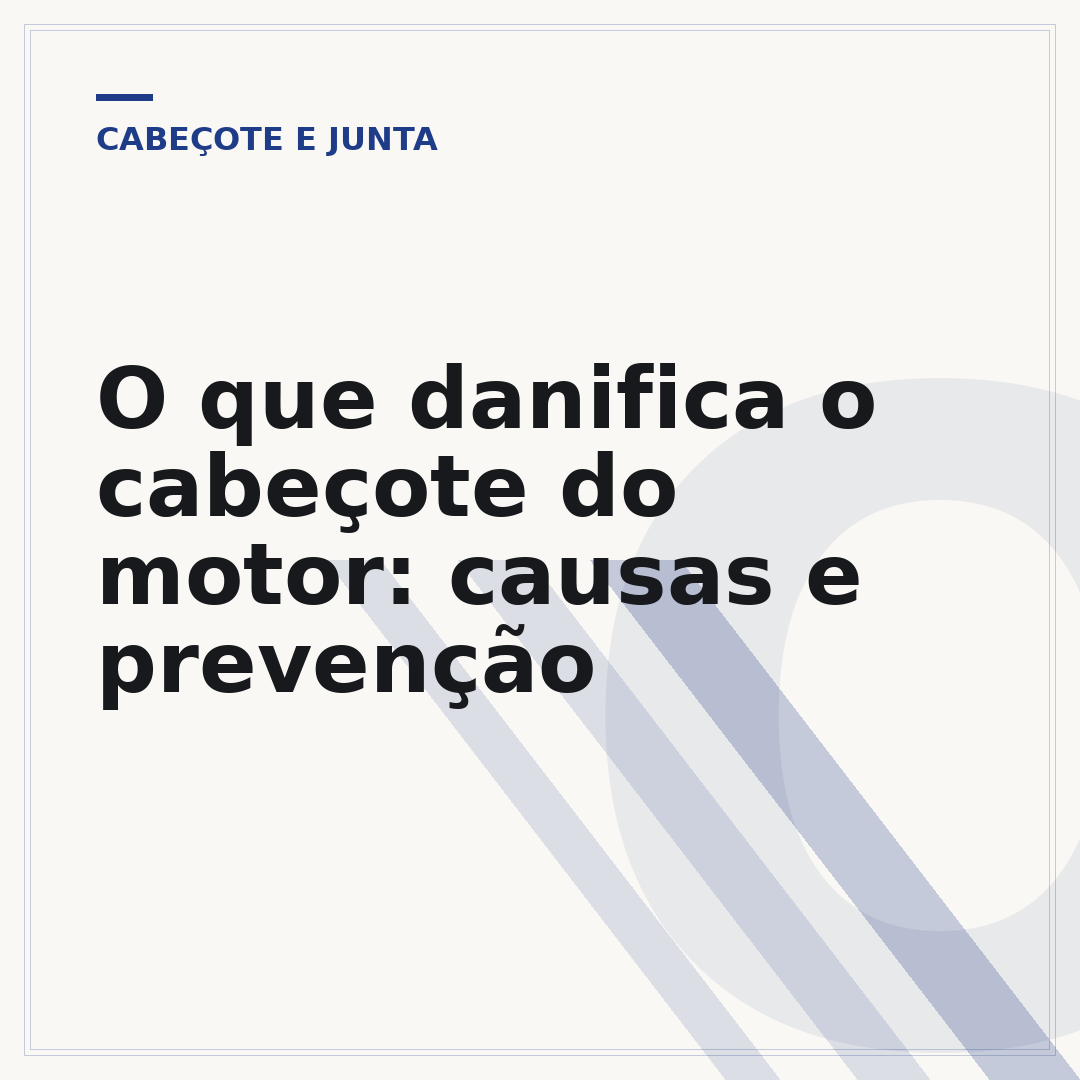 O que danifica o cabeçote do motor: causas e prevenção