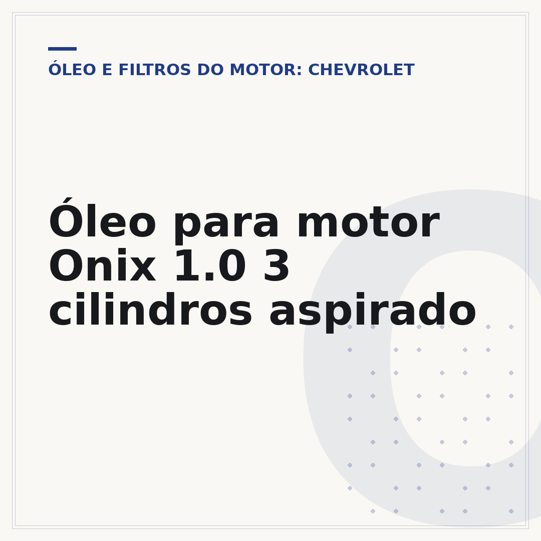 Óleo para motor Onix 1.0 3 cilindros aspirado