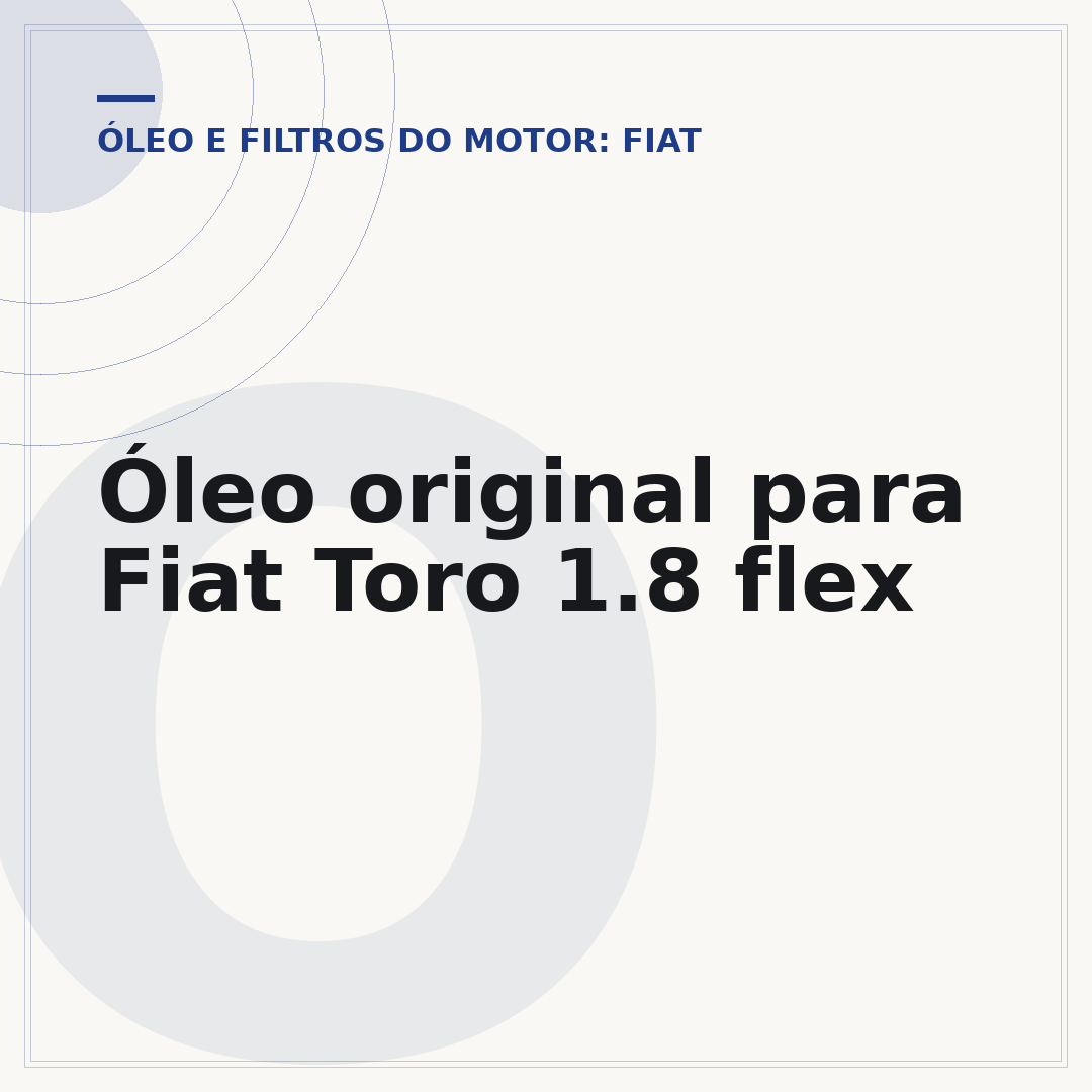 Óleo original para Fiat Toro 1.8 flex