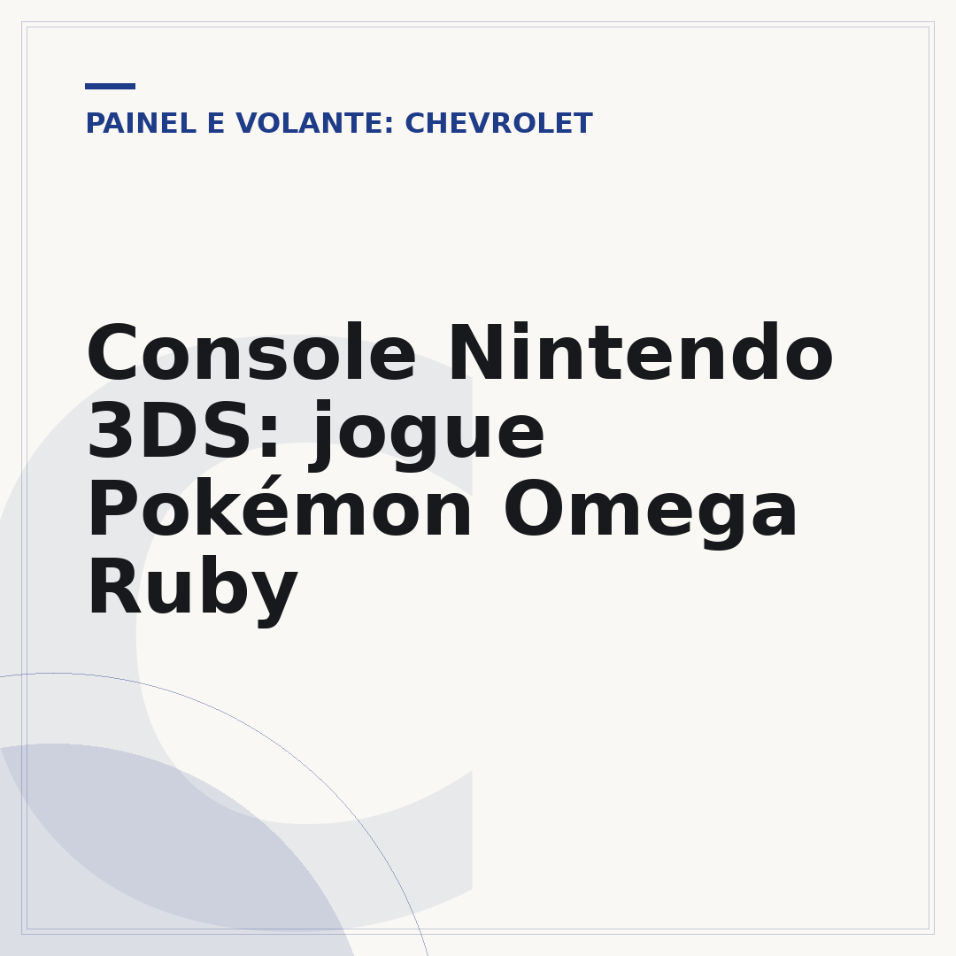 Console Nintendo 3DS: jogue Pokémon Omega Ruby