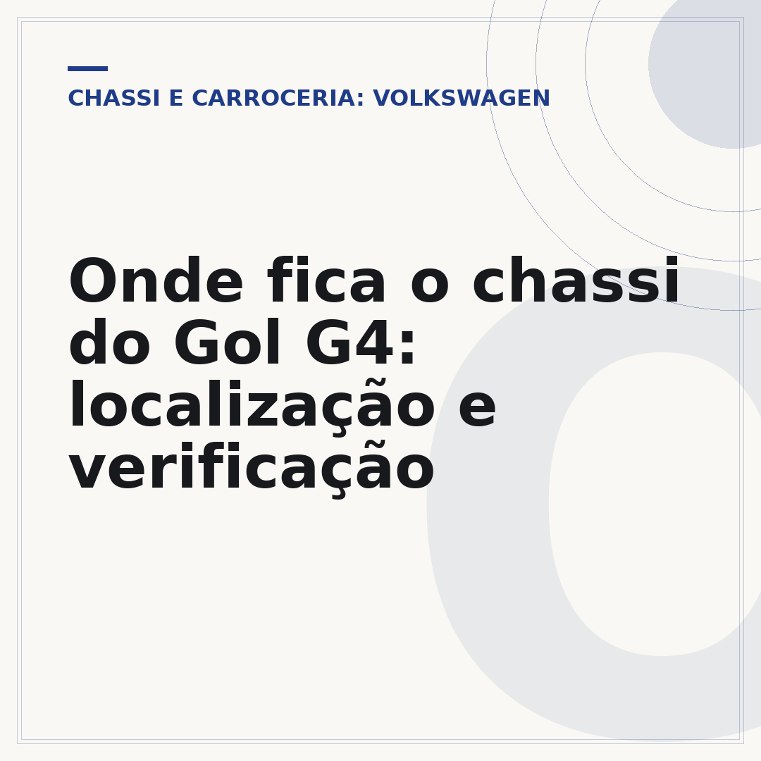 Onde fica o chassi do Gol G4: localização e verificação