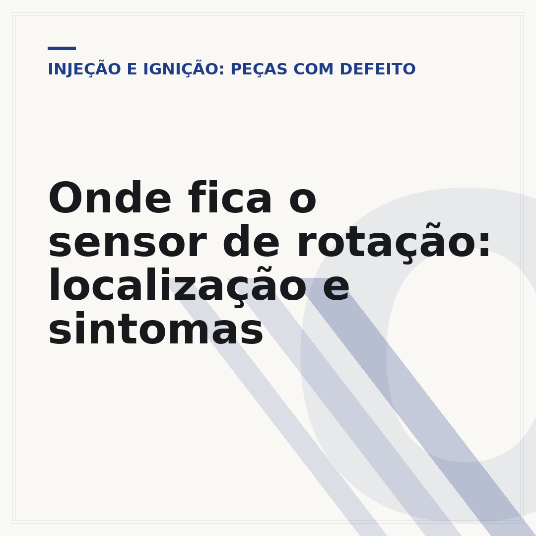 Onde fica o sensor de rotação: localização e sintomas