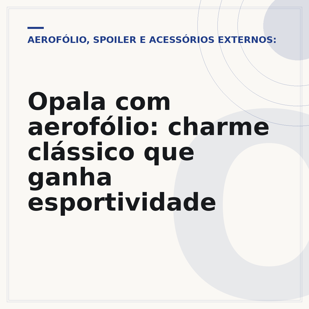 Opala com aerofólio: charme clássico que ganha esportividade