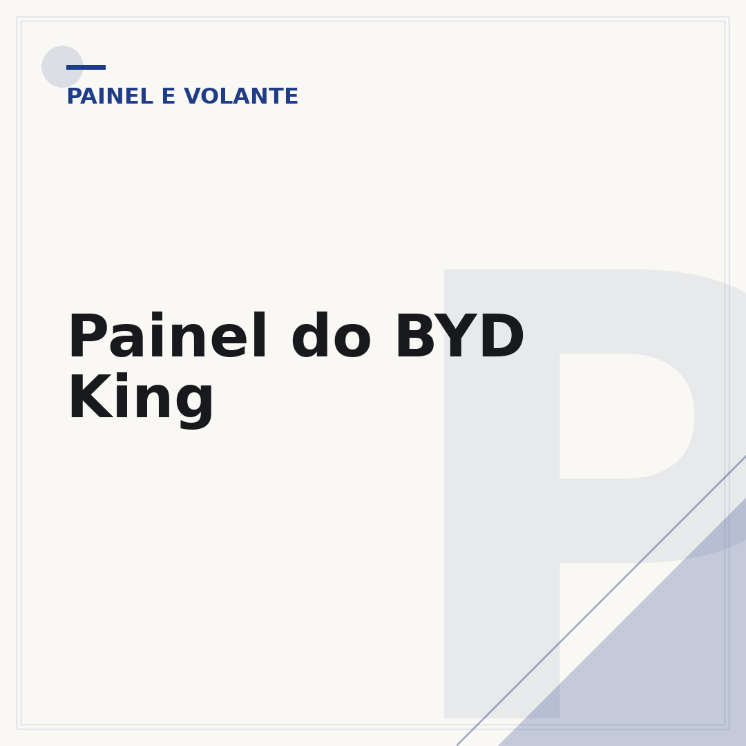 Painel do BYD King
