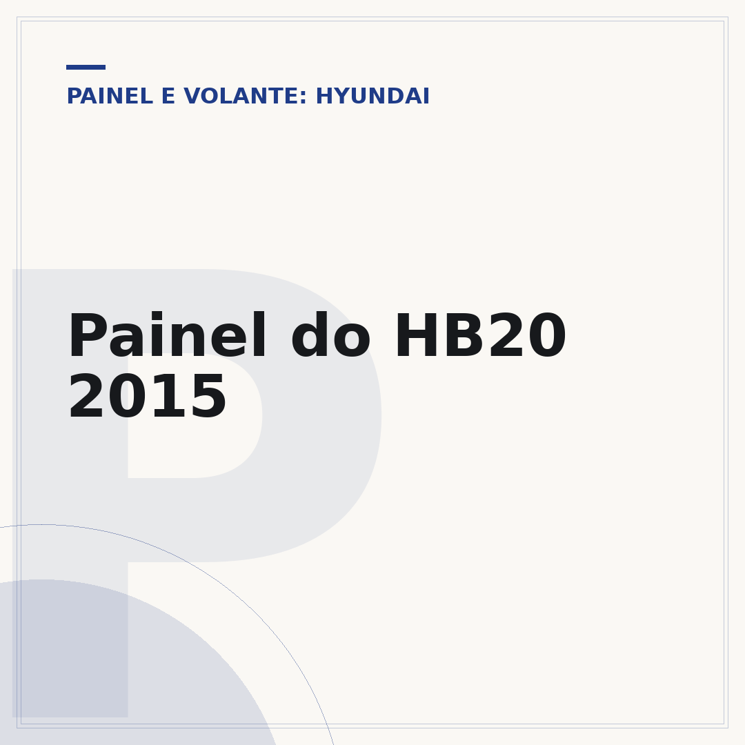 Painel do HB20 2015