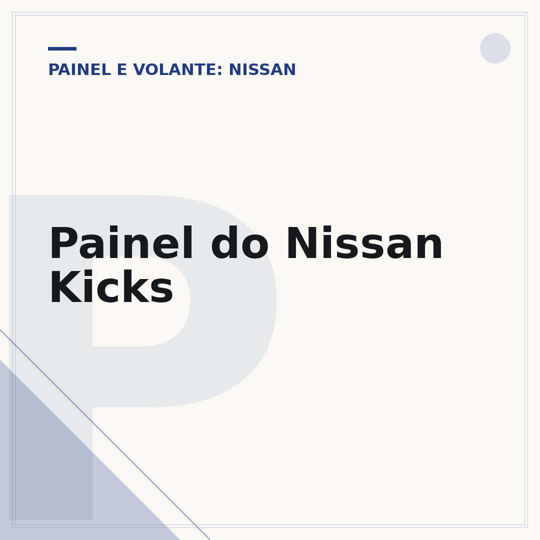 Painel do Nissan Kicks