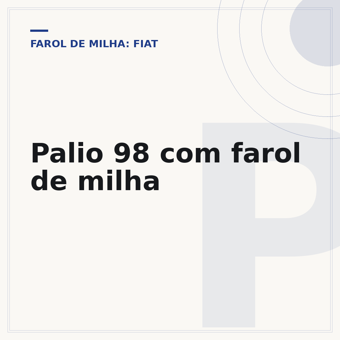 Palio 98 com farol de milha