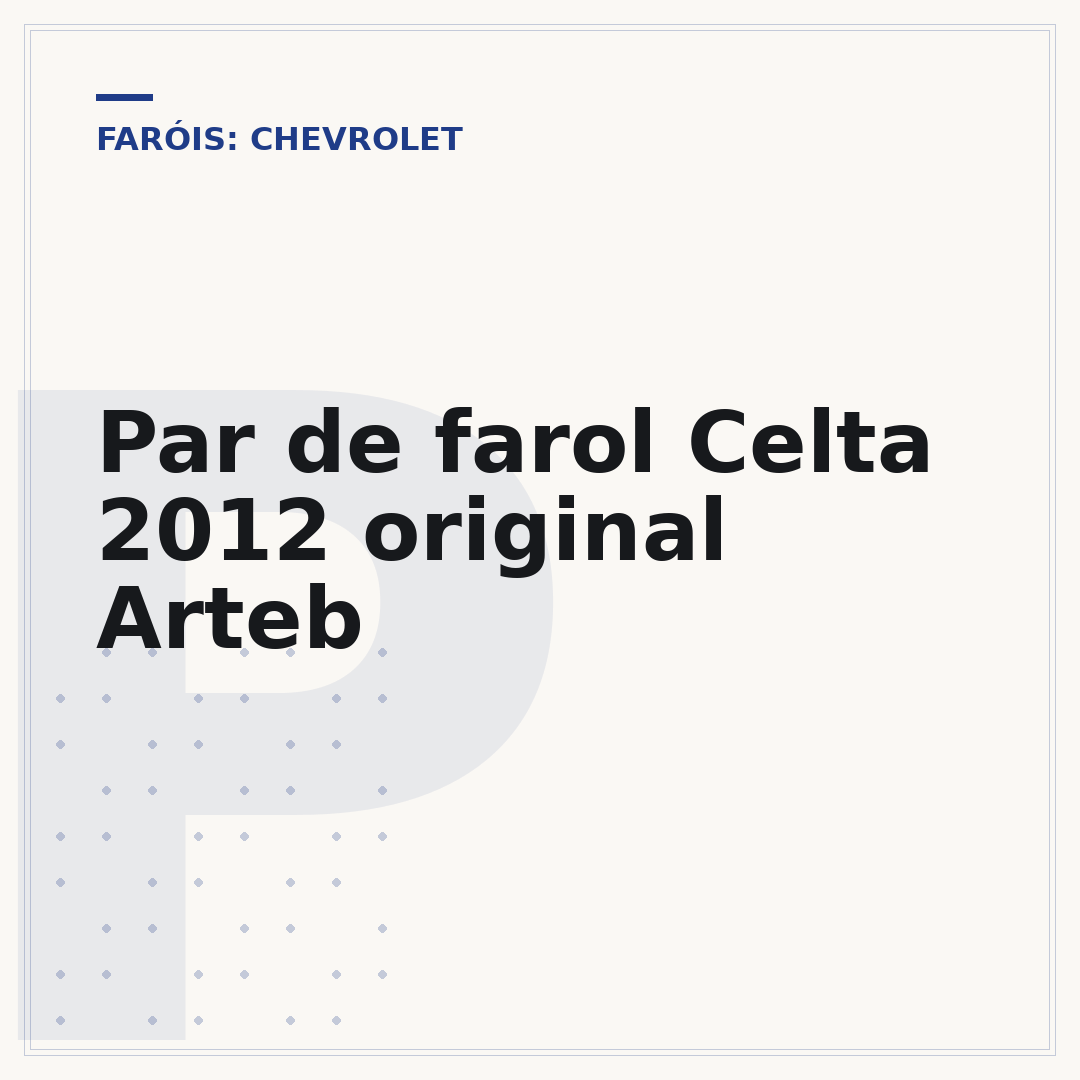 Par de farol Celta 2012 original Arteb
