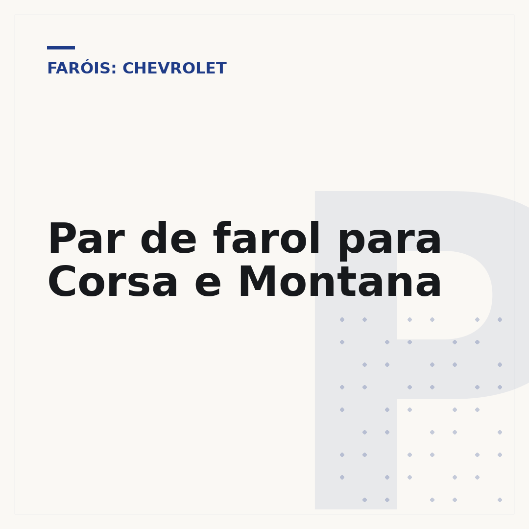 Par de farol para Corsa e Montana