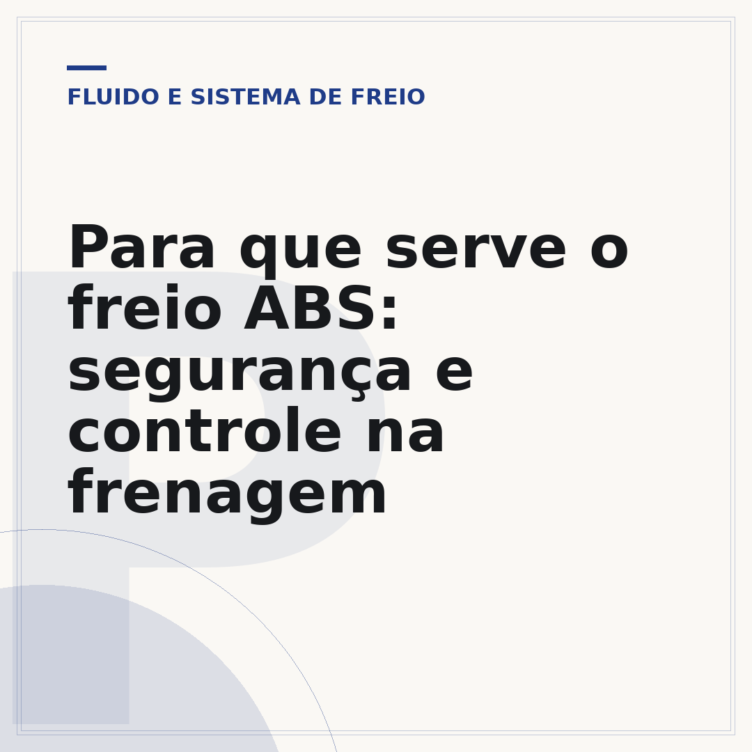 Para que serve o freio ABS: segurança e controle na frenagem