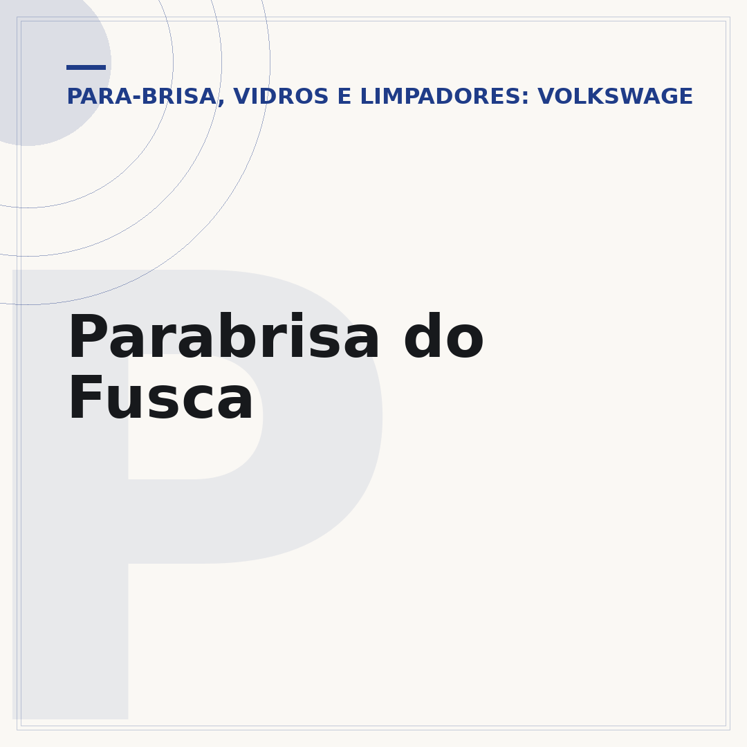 Parabrisa do Fusca
