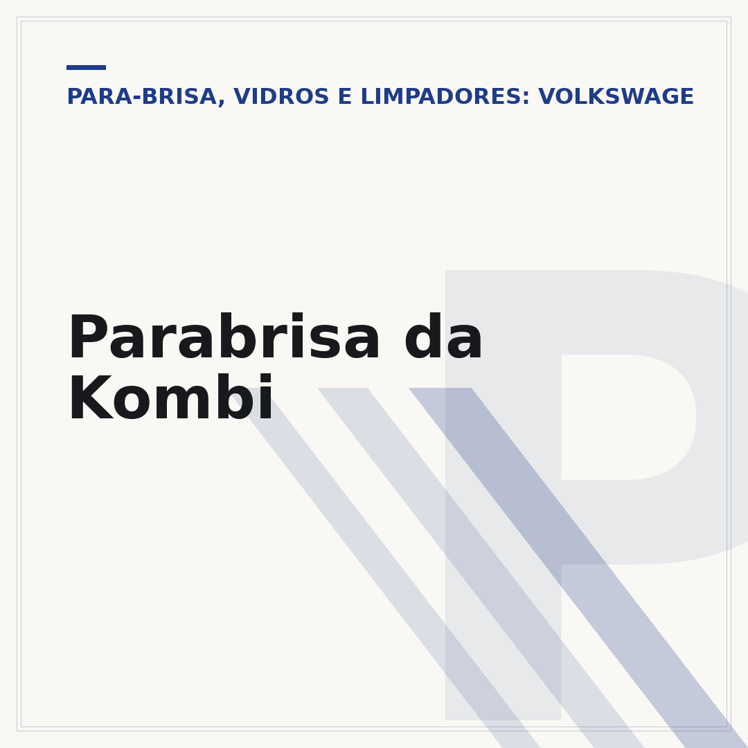 Parabrisa da Kombi