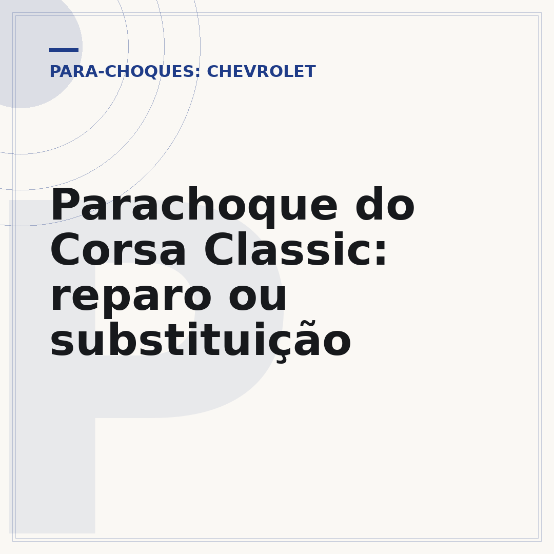 Parachoque do Corsa Classic: reparo ou substituição