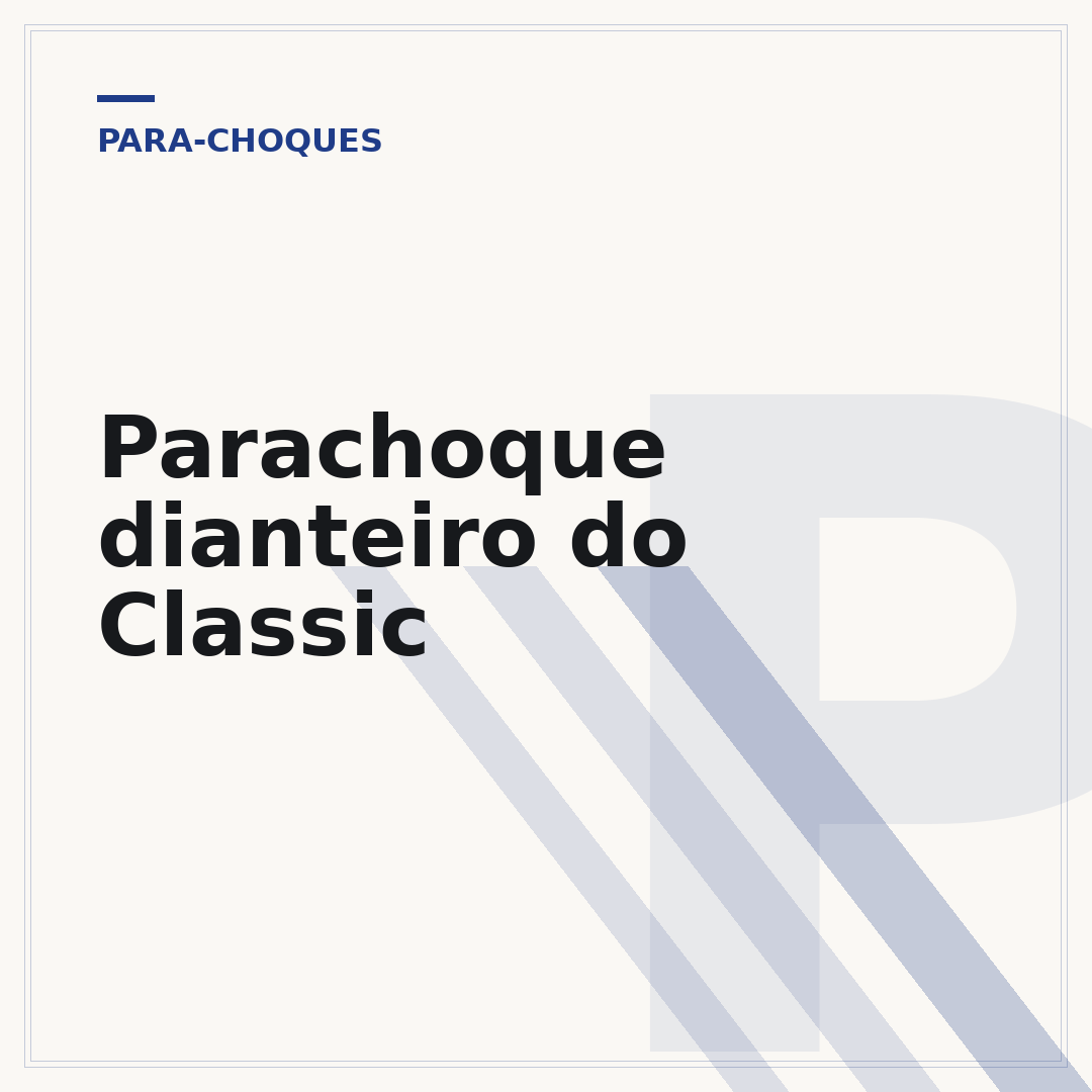 Parachoque dianteiro do Classic