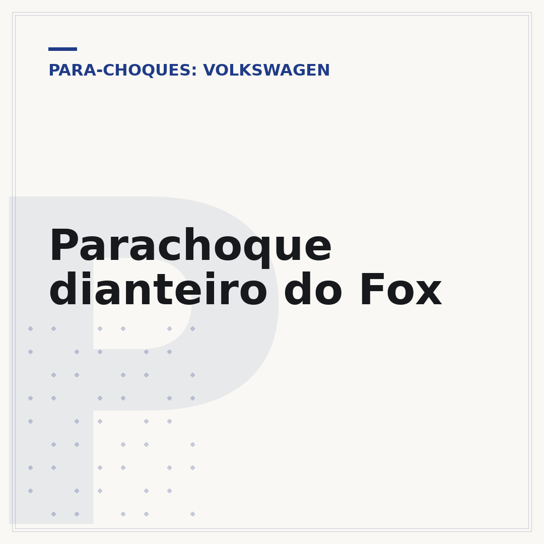 Parachoque dianteiro do Fox